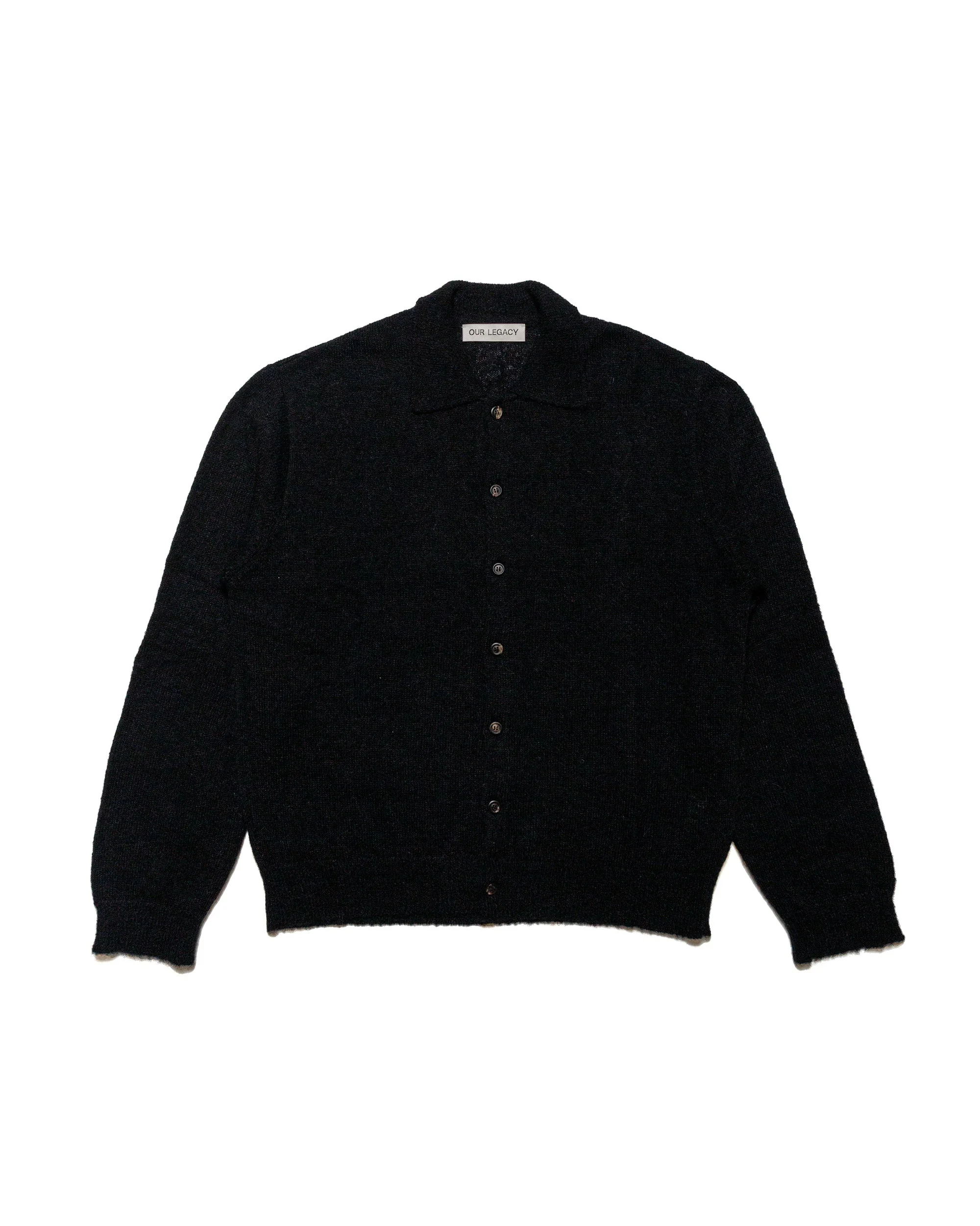Evening Polo Black Fuzzy Alpaca - 1