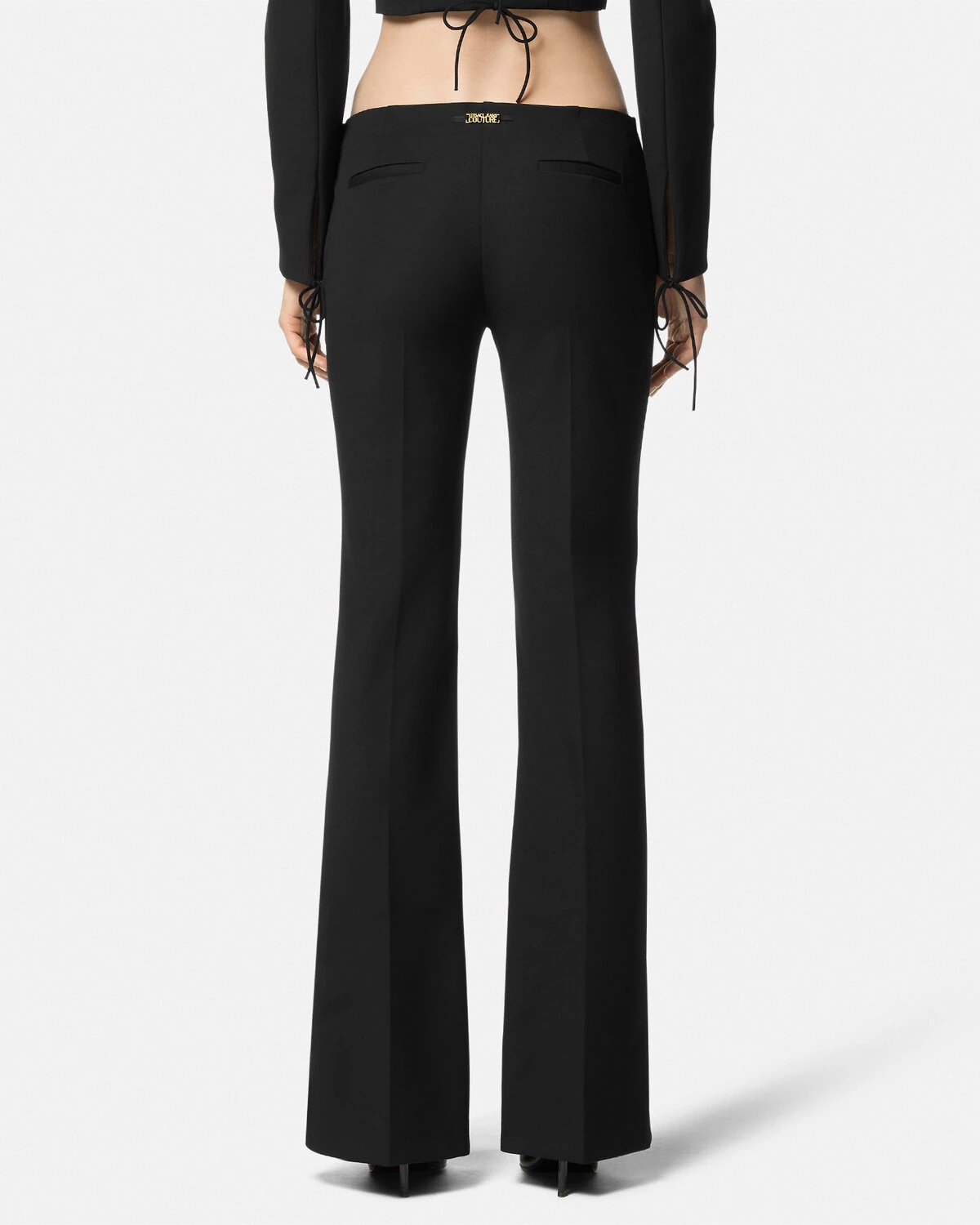 Lace-Up Flared Pants - 5