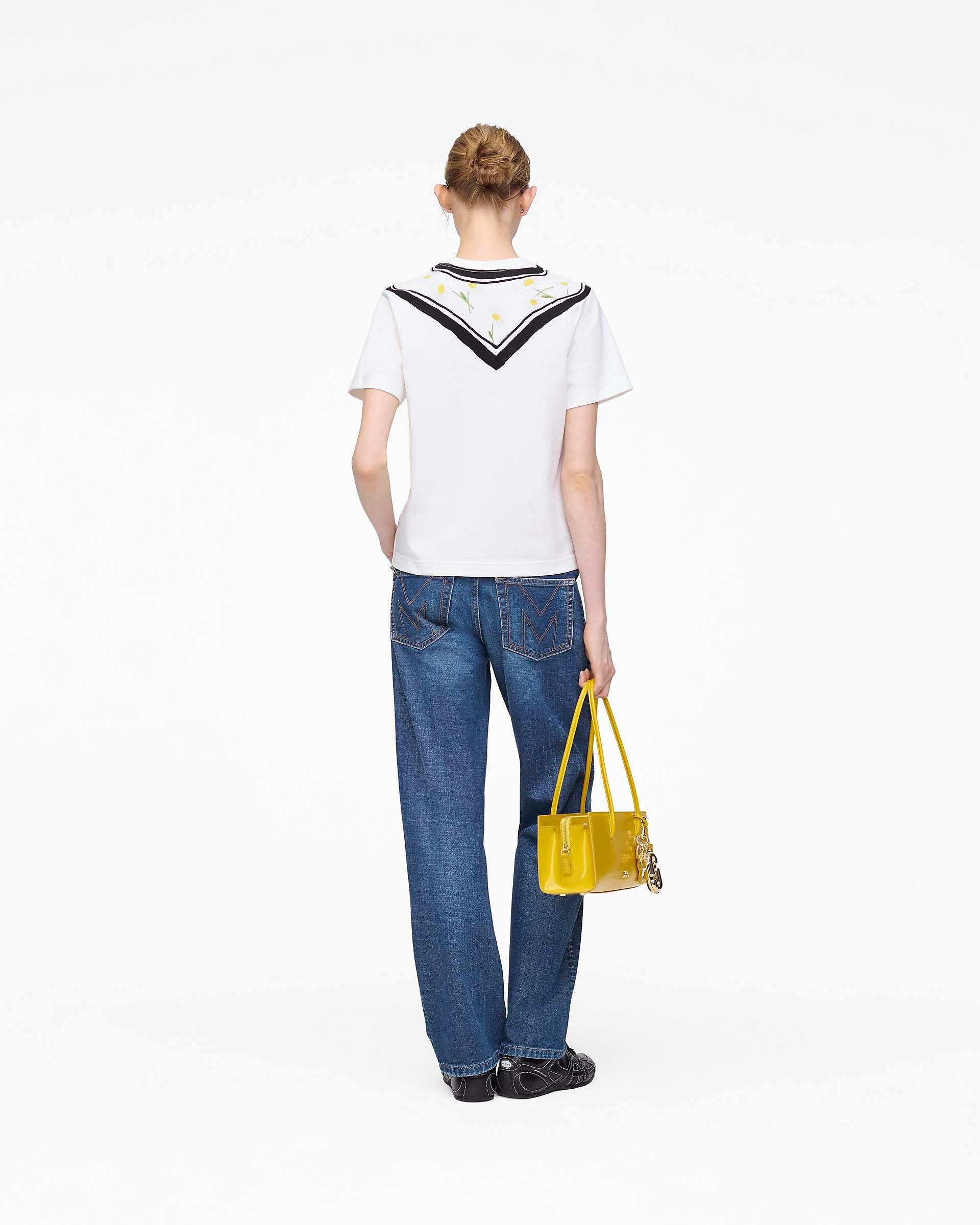 TROMPE L'OEIL SCARF BABY TEE - 4
