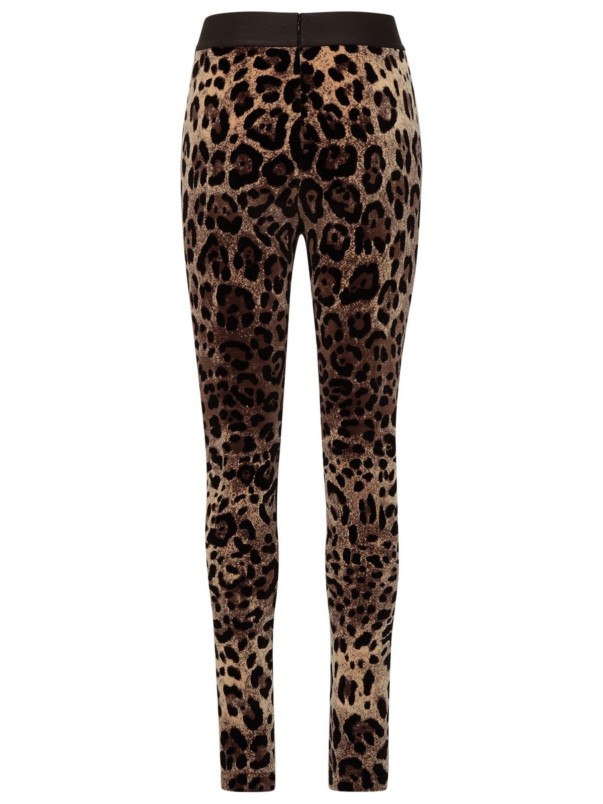 Dolce & Gabbana Two Tone Charmeuse Leggings - 3