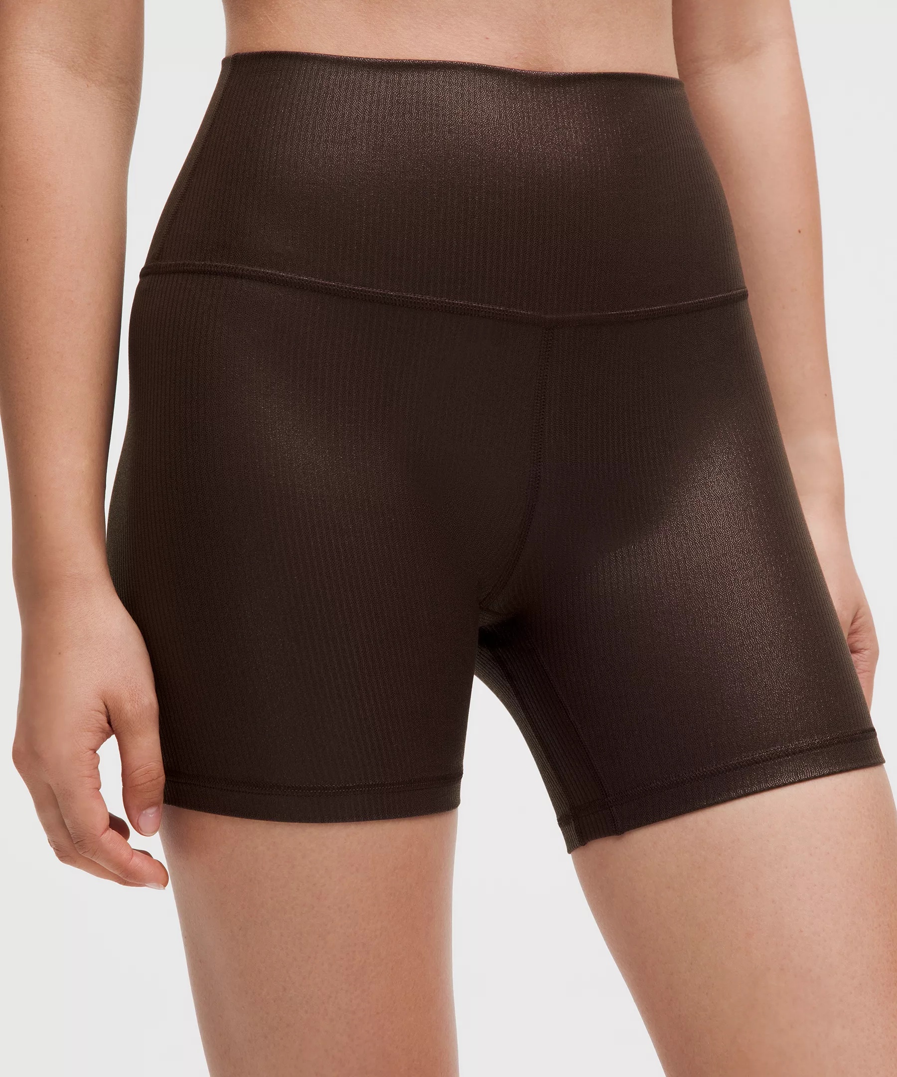lululemon Align™ High-Rise Ribbed Short 6" *Shine - 4