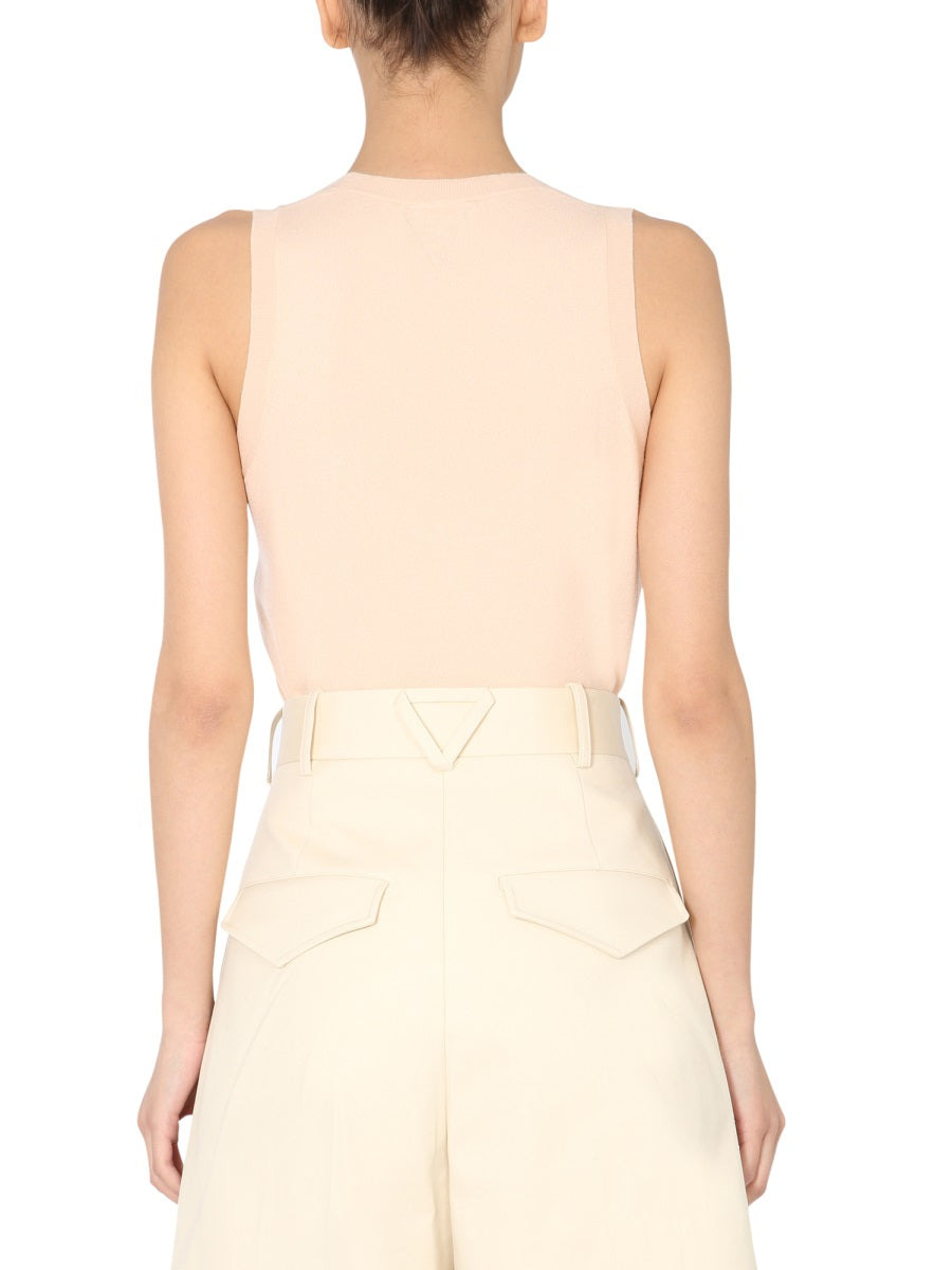 Bottega Veneta Women Light Sweater Without Sleeves - 2