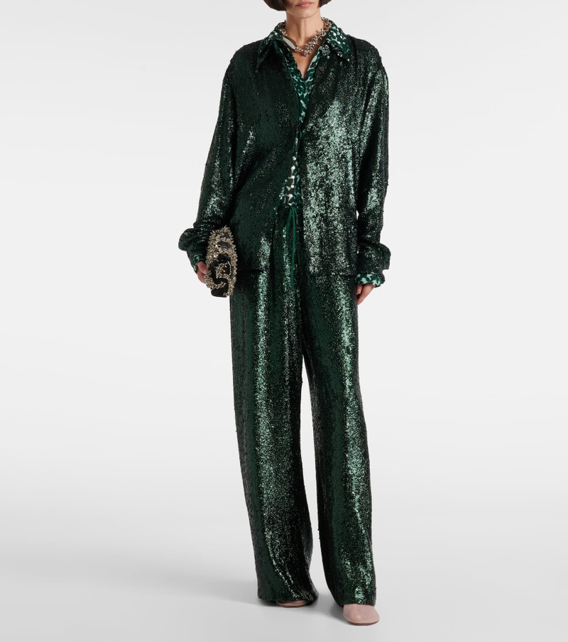 Dries Van Noten Sequined shirt outlook
