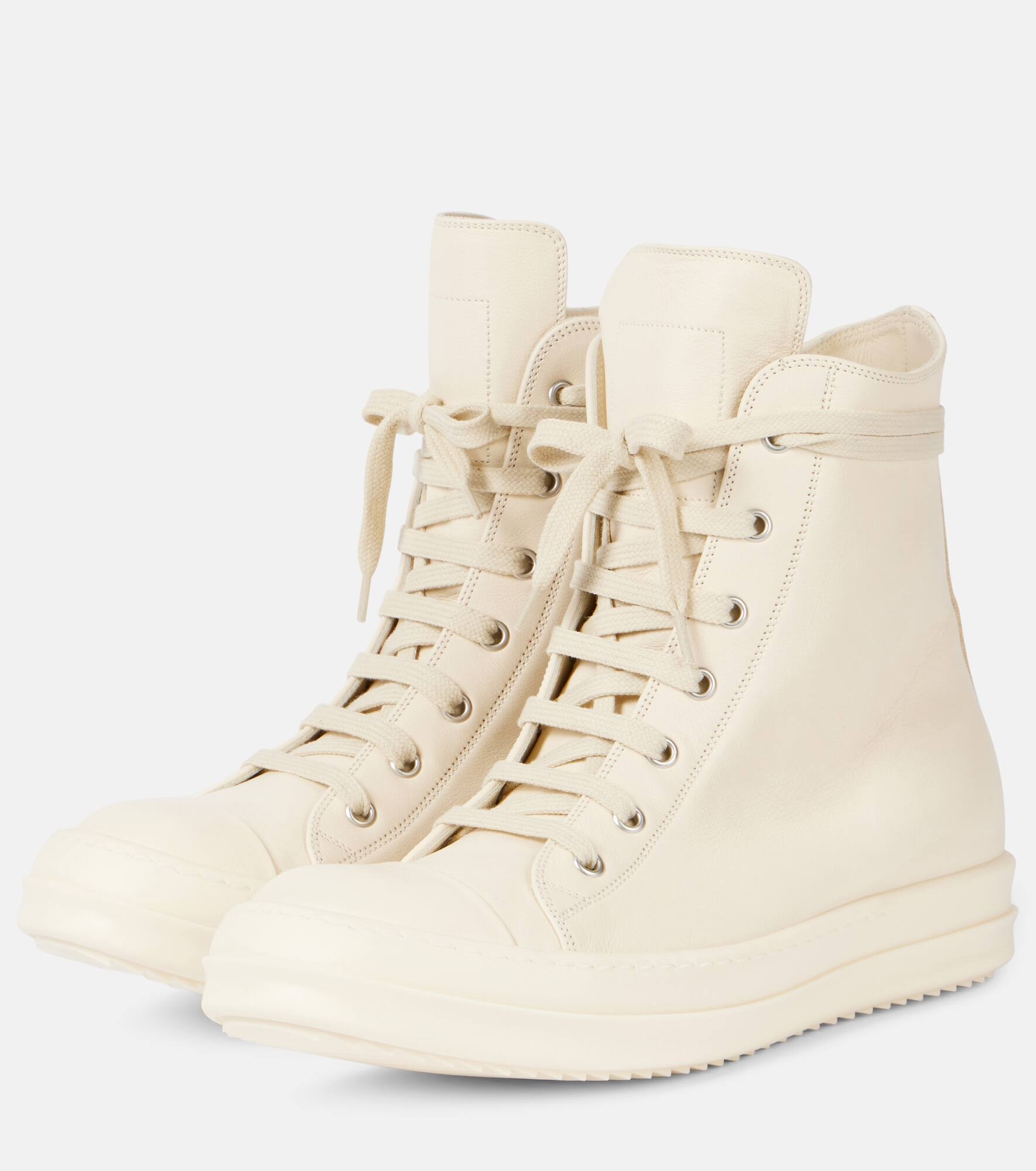 Leather sneakers - 4