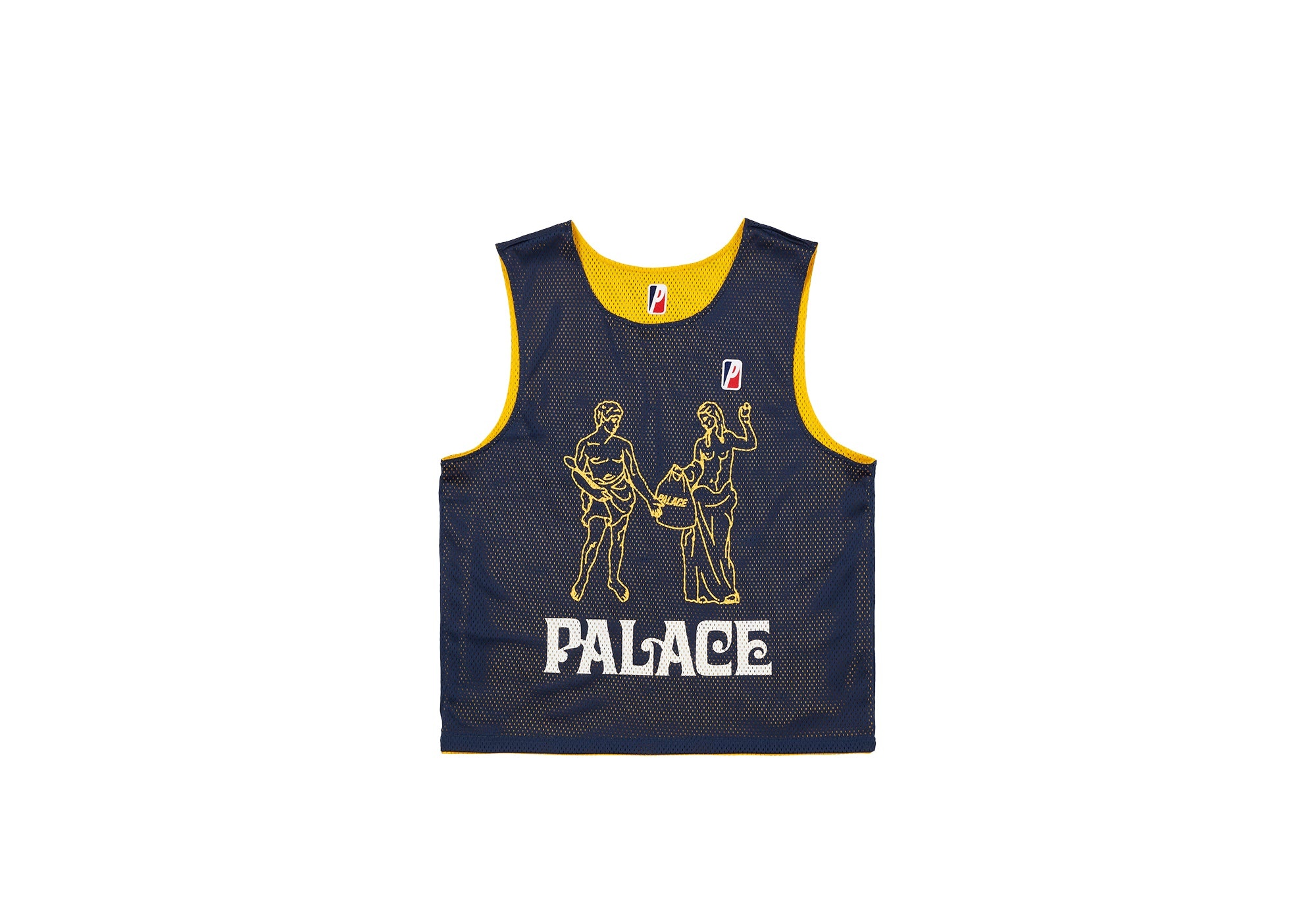 MESH PRACTICE VEST NAVY / YELLOW - 1