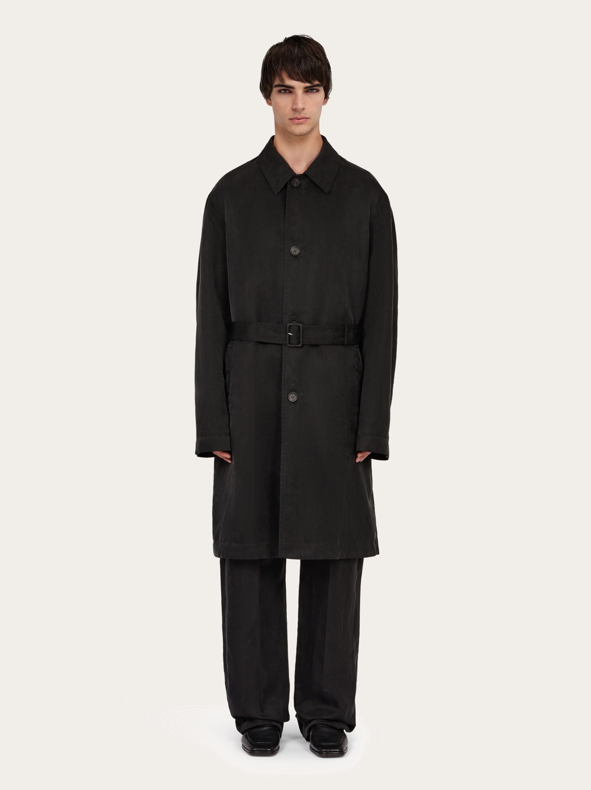 Belted duster coat - 6