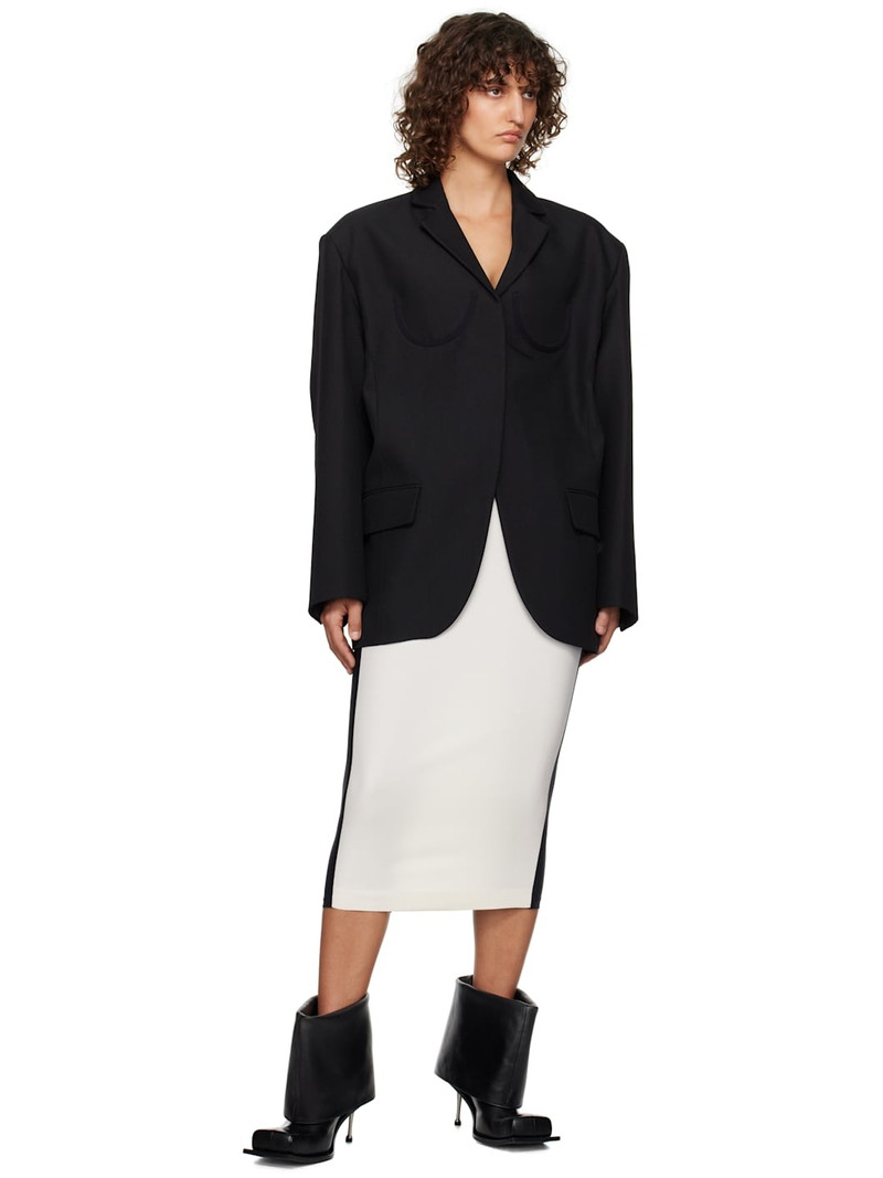 pushBUTTON Off-White Hybrid Skort outlook