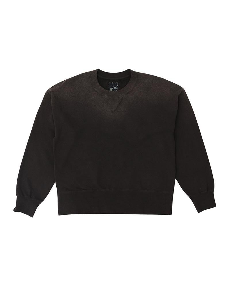 COURT SWEAT L/S DMGD BLACK - 1