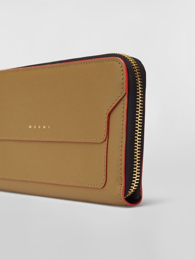 SAFFIANO CALFSKIN ZIP-AROUND WALLET - 4