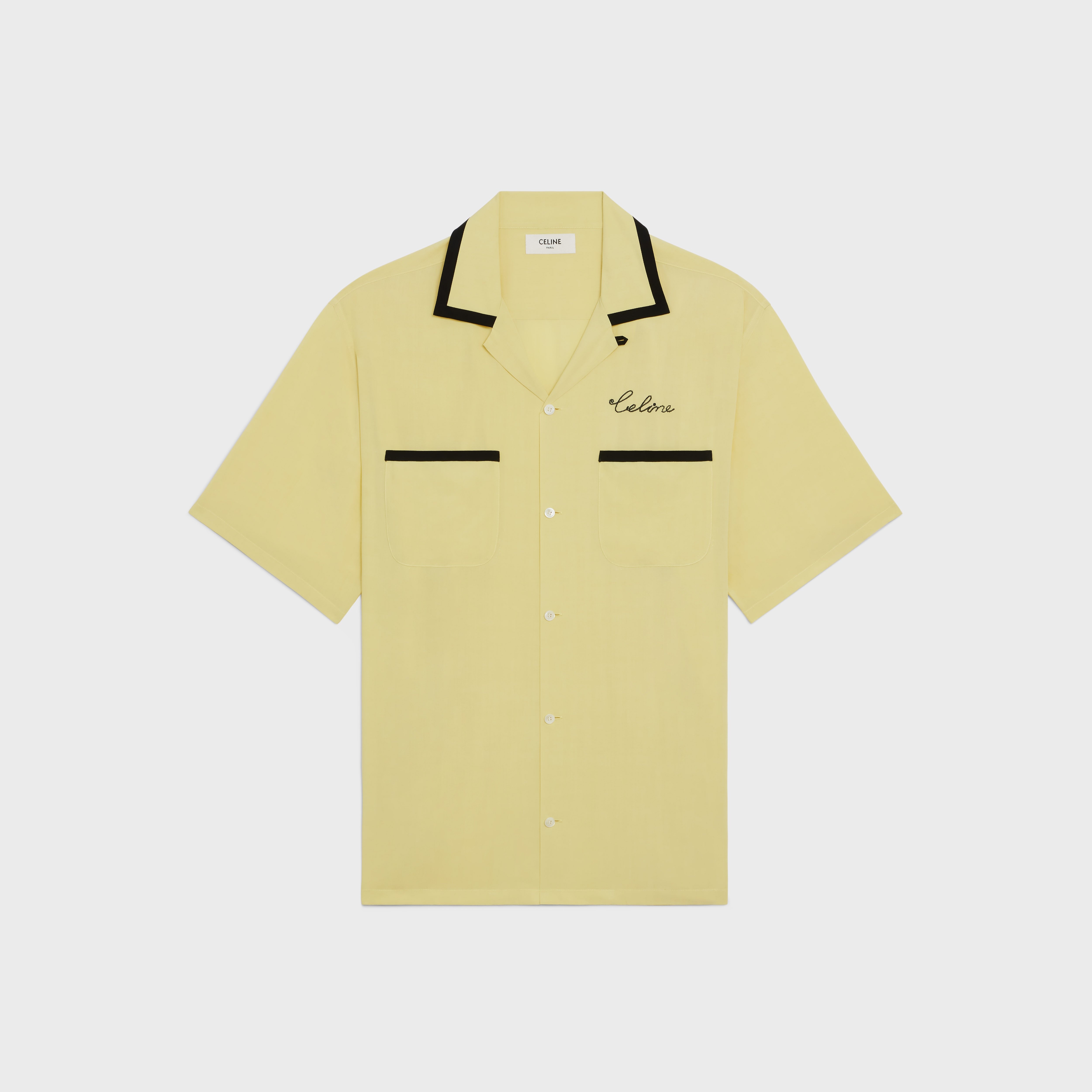 LOOSE BOWLING SHIRT IN VISCOSE - 1