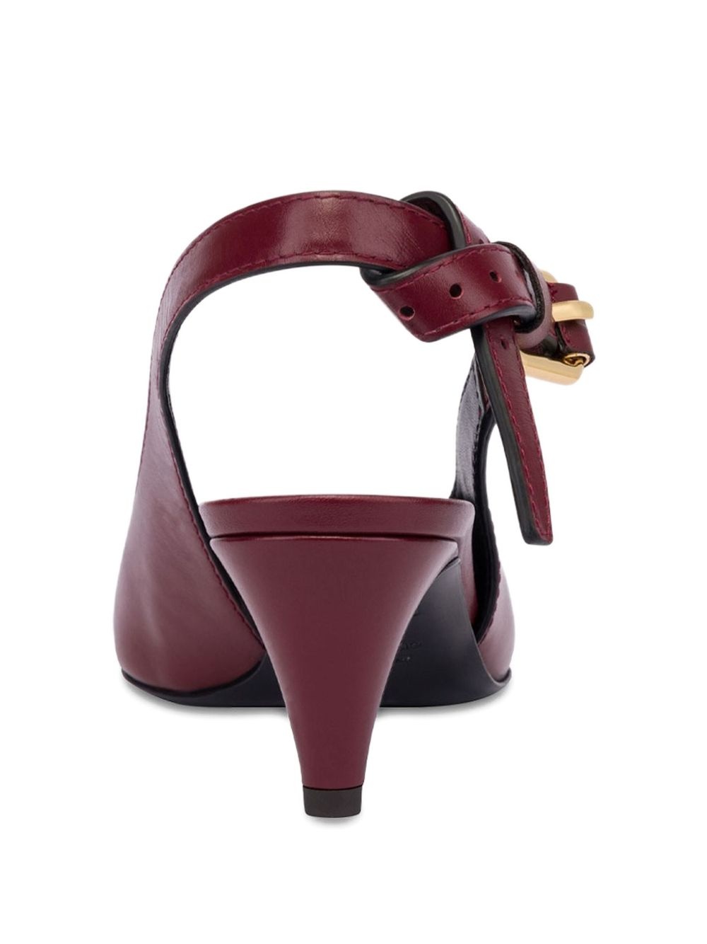leather slingback pumps - 3
