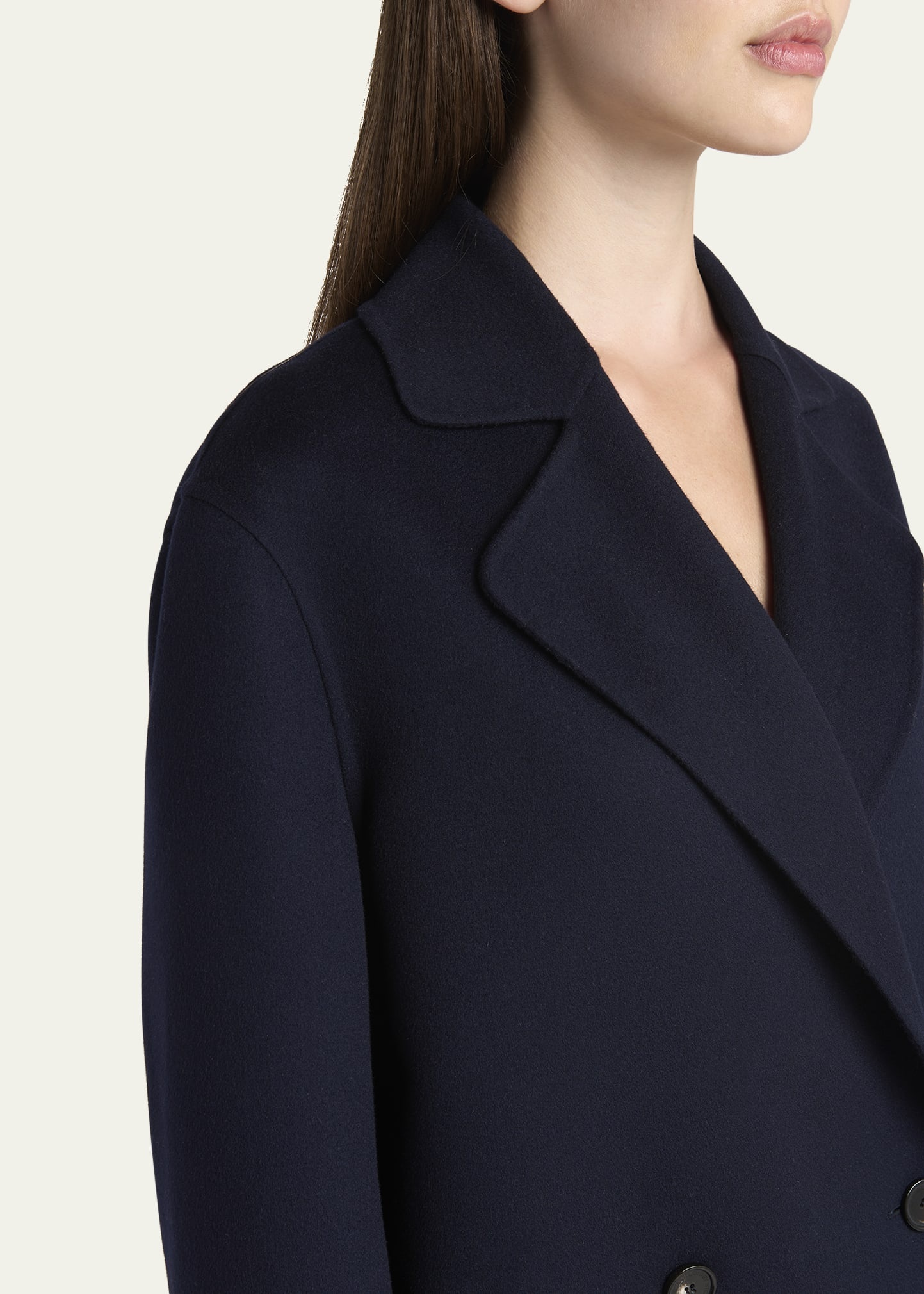Iconic Double-Breasted Wool Peacoat - 5