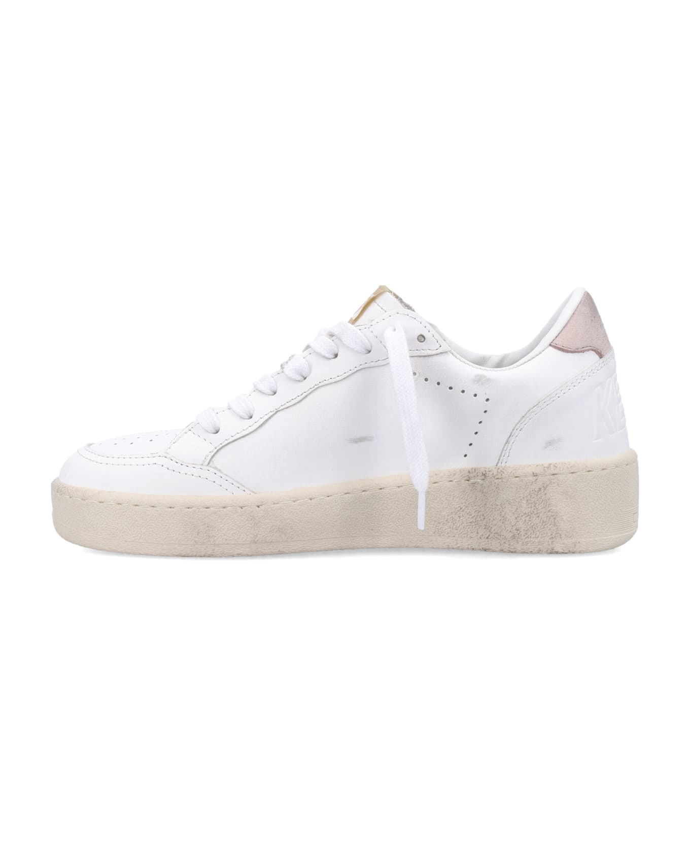 'ball Star 2' White Leather Sneakers - 3
