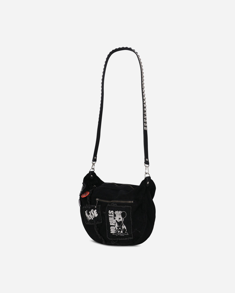 Studs Belt Shoulder Bag Black 4