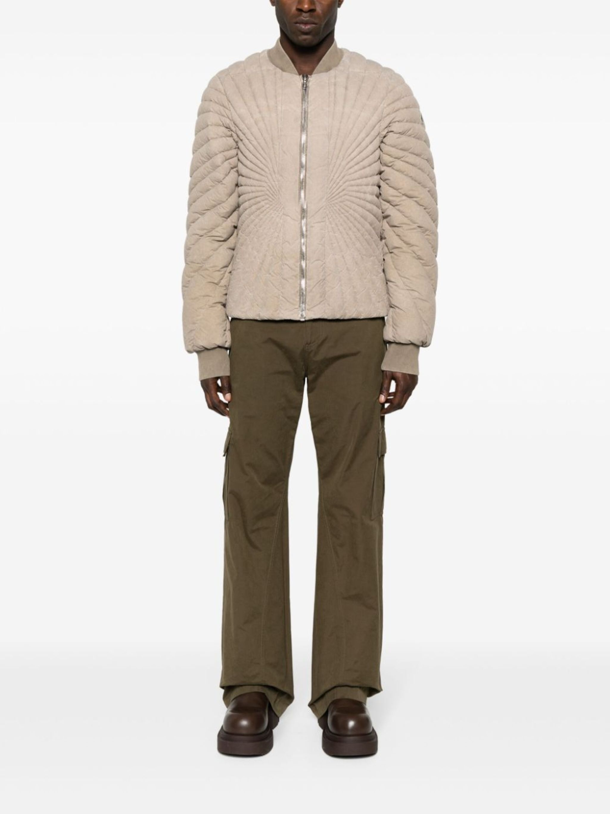 x Rick Owens Radiance Flight quilted bomber jacket - 2