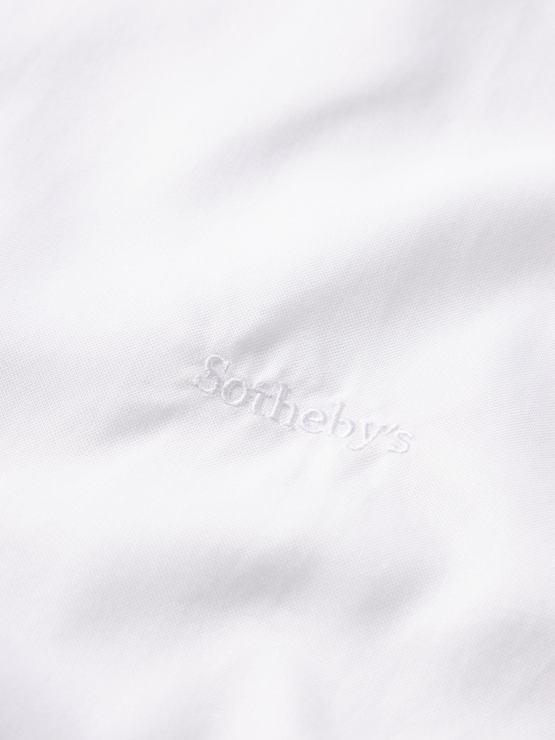FRAME Sotheby's Unisex Oxford Shirt in White outlook