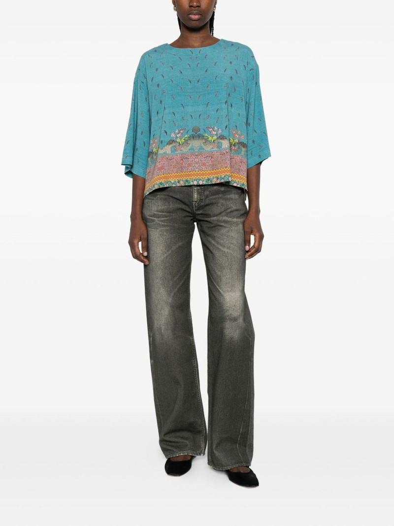 Pierre-Louis Mascia Printed silk blouse outlook