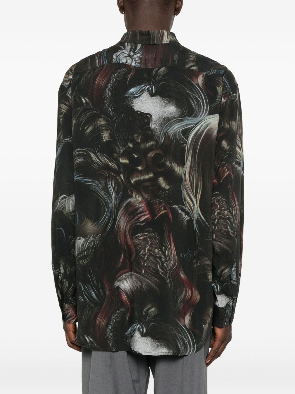 Wig print shirt - 4