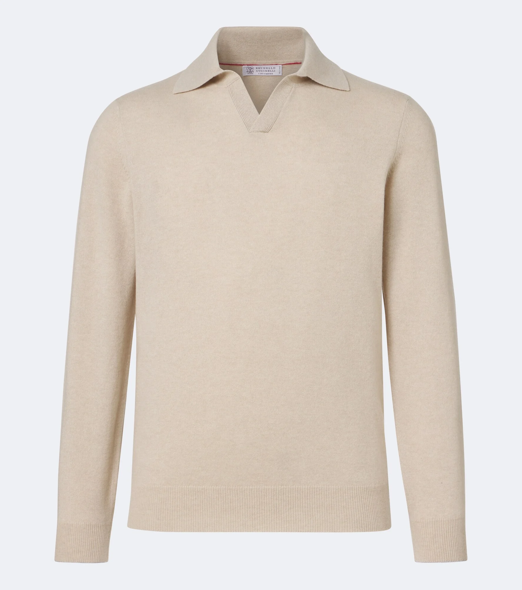 Cashmere polo sweater - 1