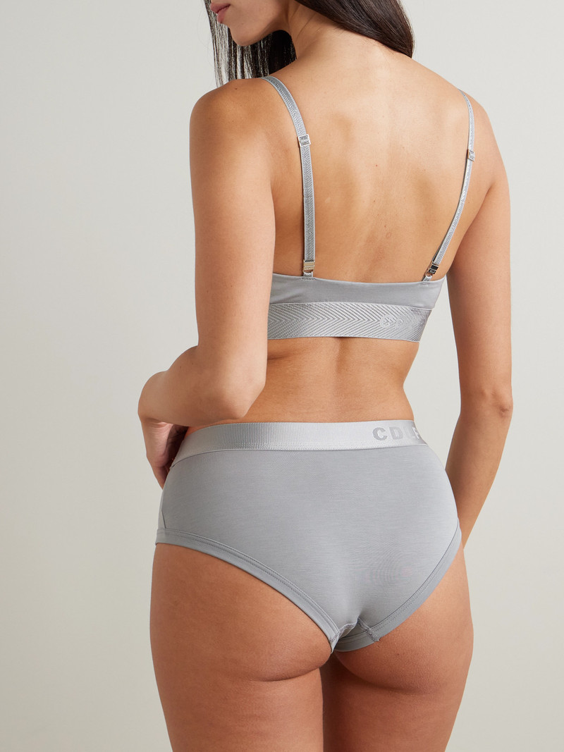 CDLP Stretch-tencel Lyocell Soft-cup Triangle Bra outlook