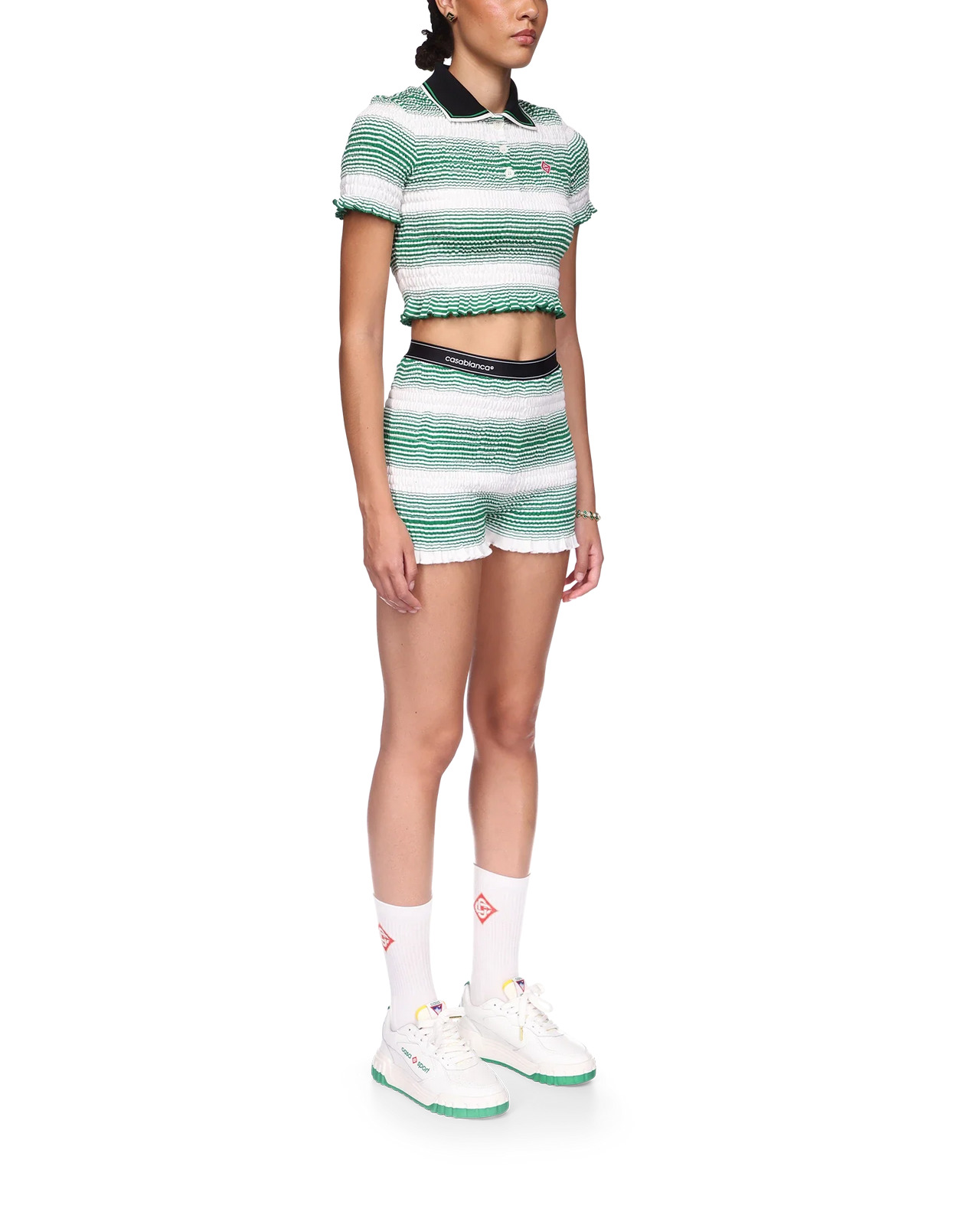 Gradient Striped Shorts - 5