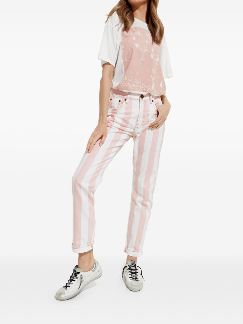 ONE TEASPOON x Moliera 2 striped straight jeans outlook