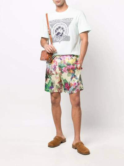 Golden Goose tropical print Bermuda shorts outlook