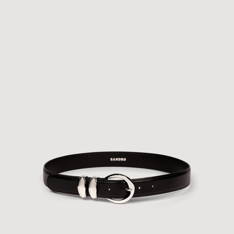 Sandro SMOOTH LEATHER BELT outlook