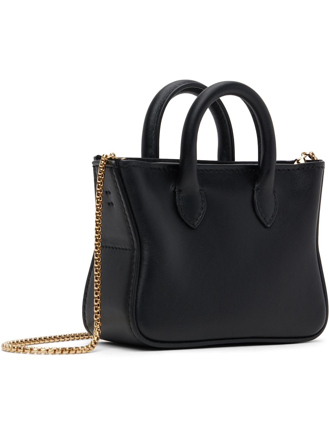 ★Ferragamo★ ブラック Tote Mini Charm 財布 FERRAGAMO Black Tote Mini Charm Coin Pouch | REVERSIBLE
