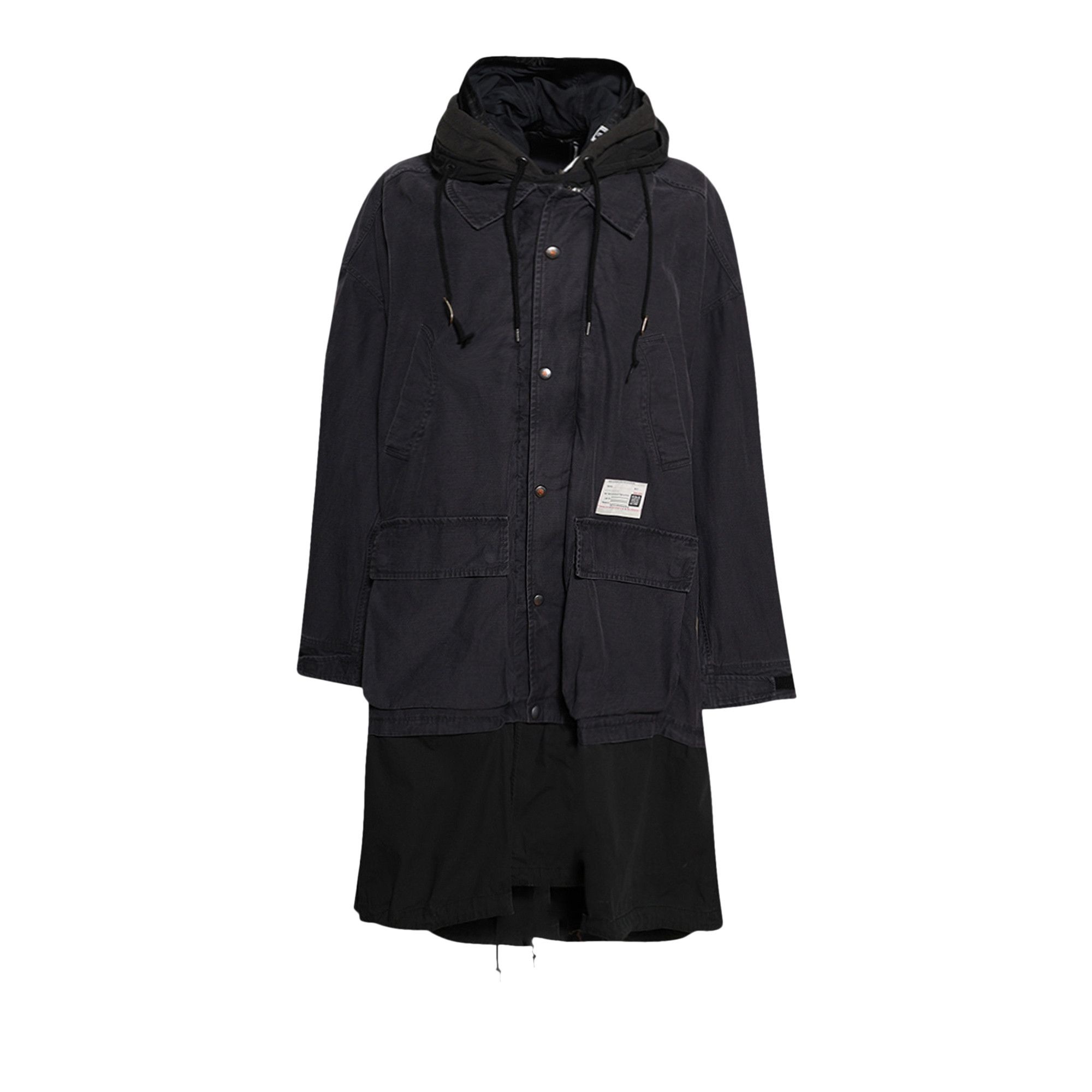 Maison Mihara Yasuhiro Quadruple Layered Coat 'Black' - 1