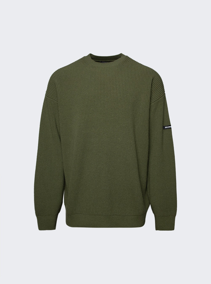 Crewneck Sweater Khaki 1