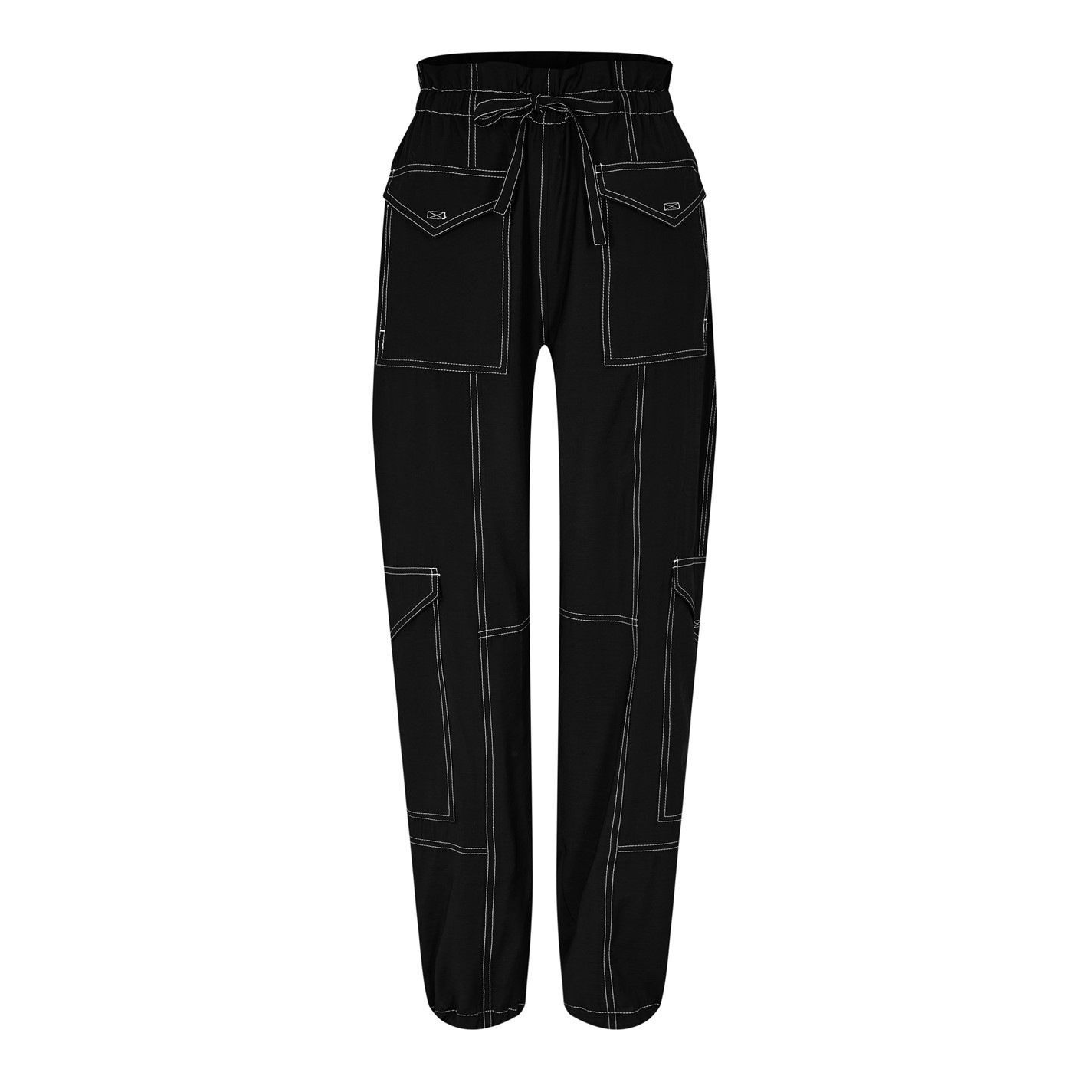 GANNI SLUB PANTS LD42 - 1