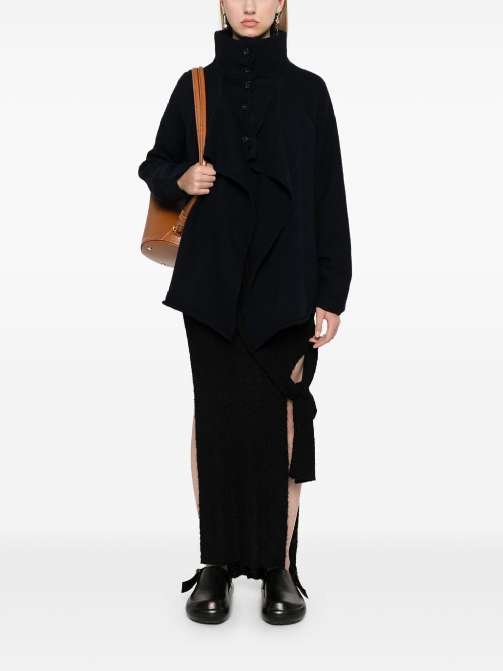 layered cardigan - 2