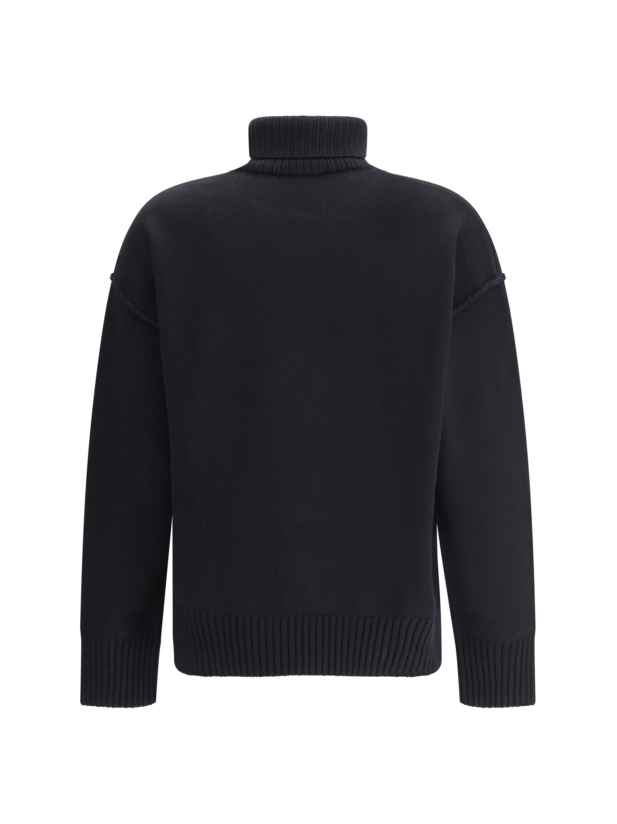 Ami Paris Women Ami De Coeur Turtleneck Sweater - 2