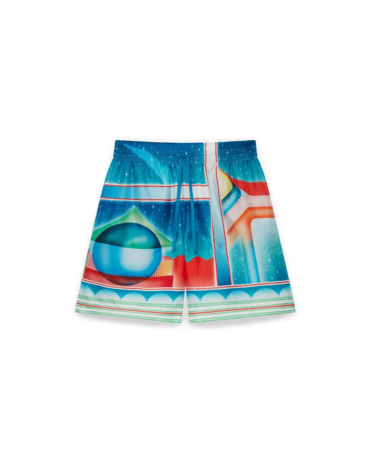 Galaxy Court Silk Shorts - 1