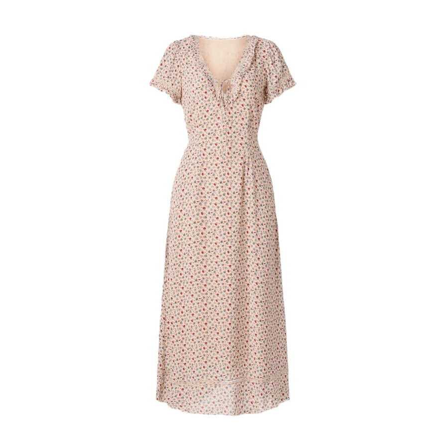 Polo Ralph Lauren - Polo Ralph Lauren Ruffle-Trim Floral Dress - 5