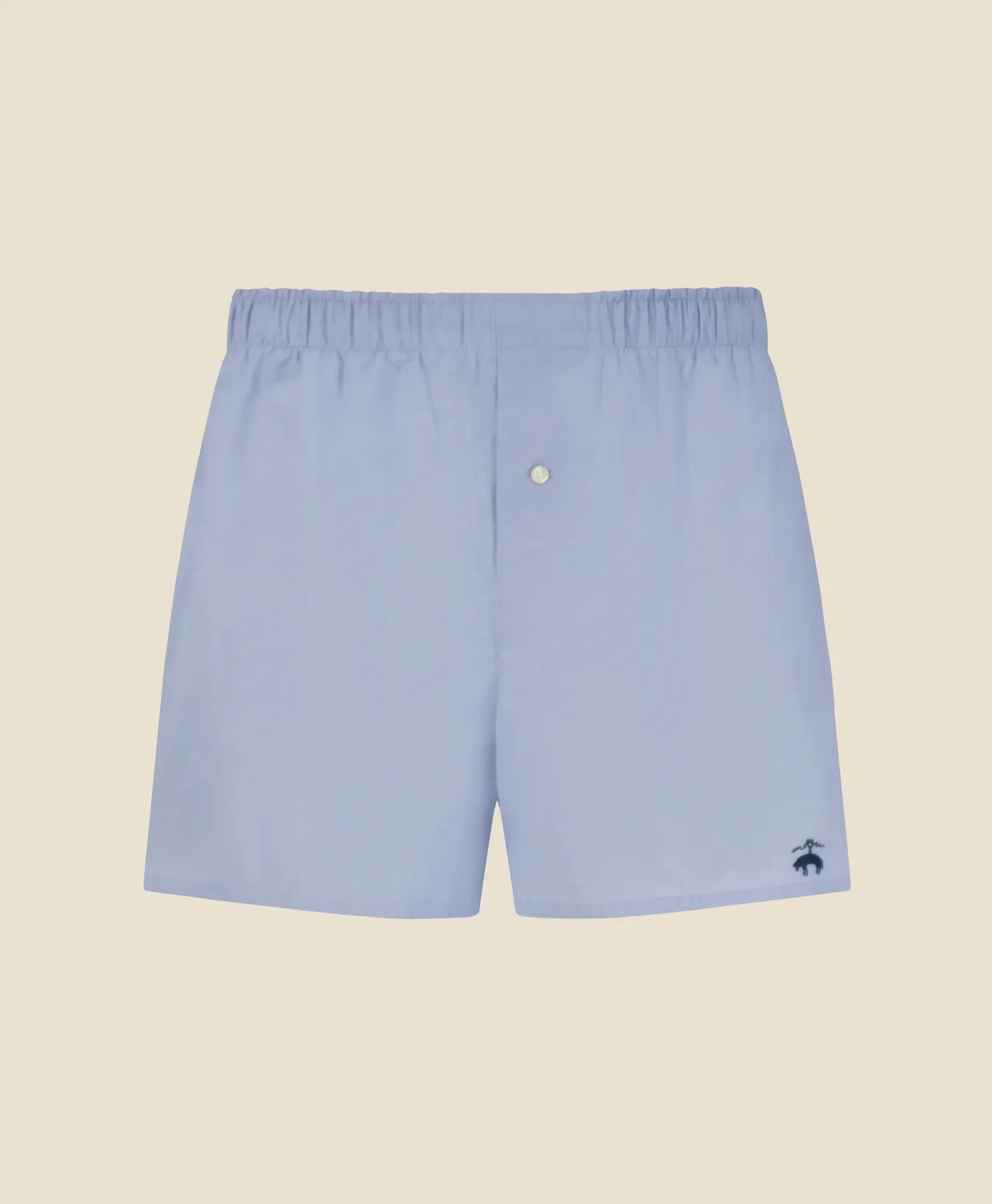 Slim Fit Cotton Broadcloth Boxers - 1
