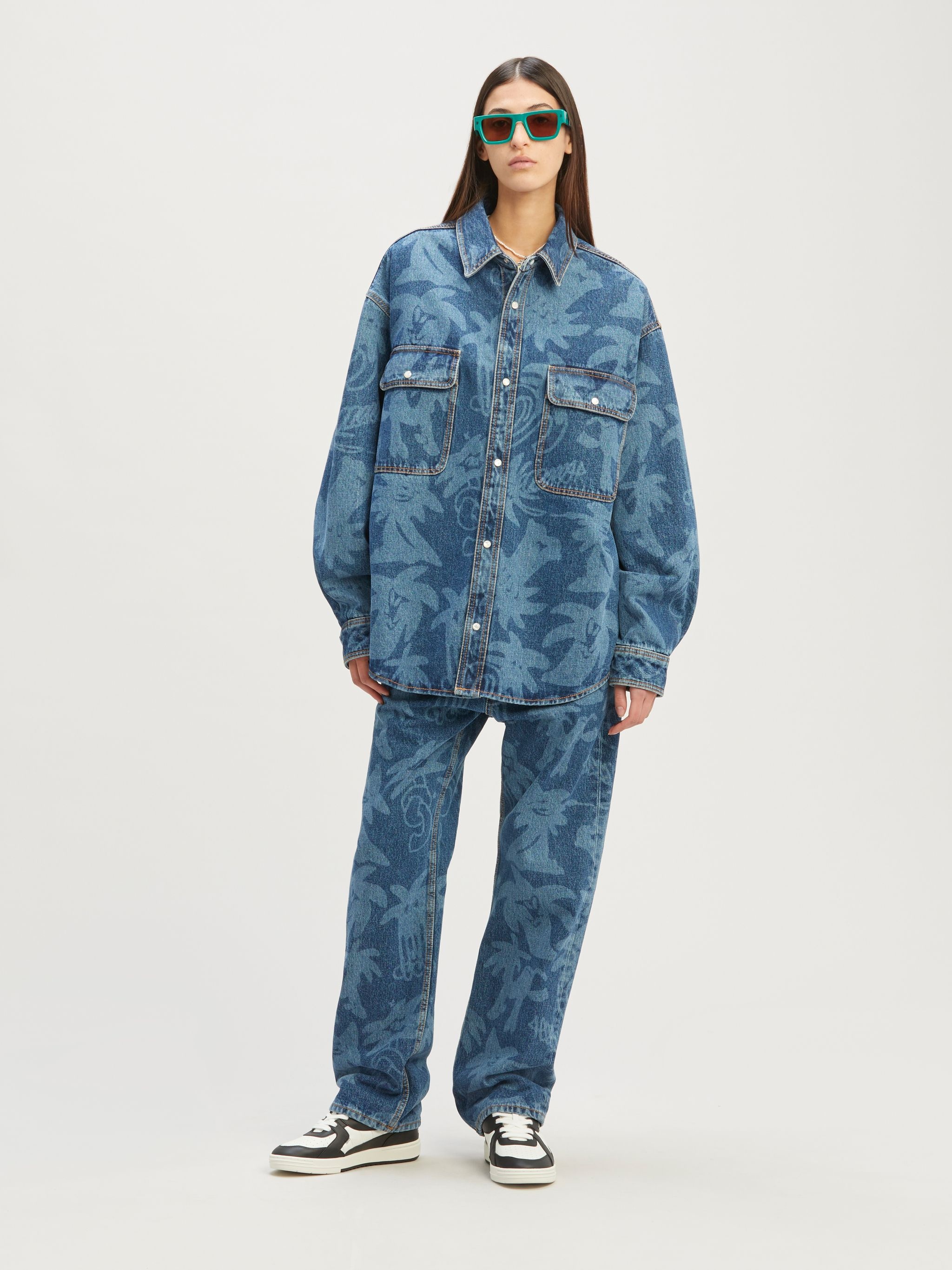 Palmity Allover Laser Denim - 3