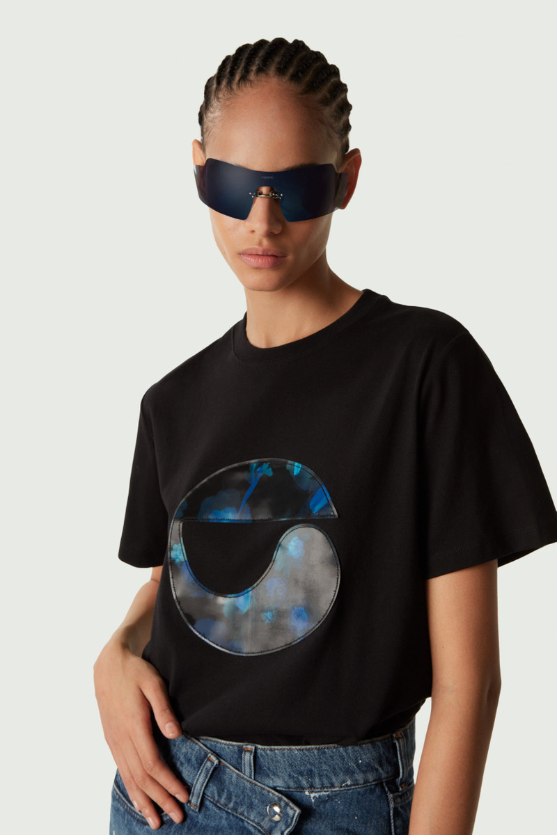 Holographic Logo Boxy T-shirt 1