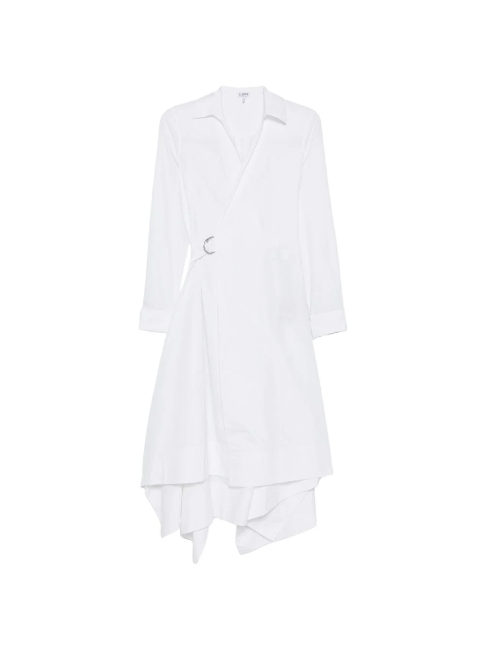 Loewe Women Cotton Draped Dress - 1