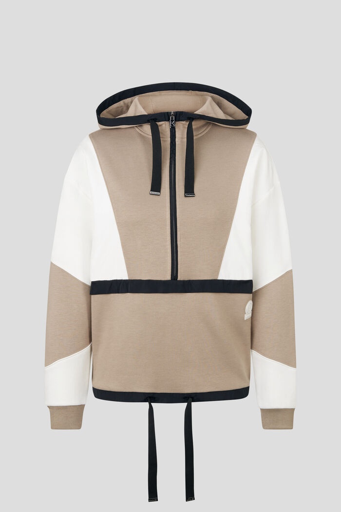 Corie Hoodie in Beige/Off-white - 1