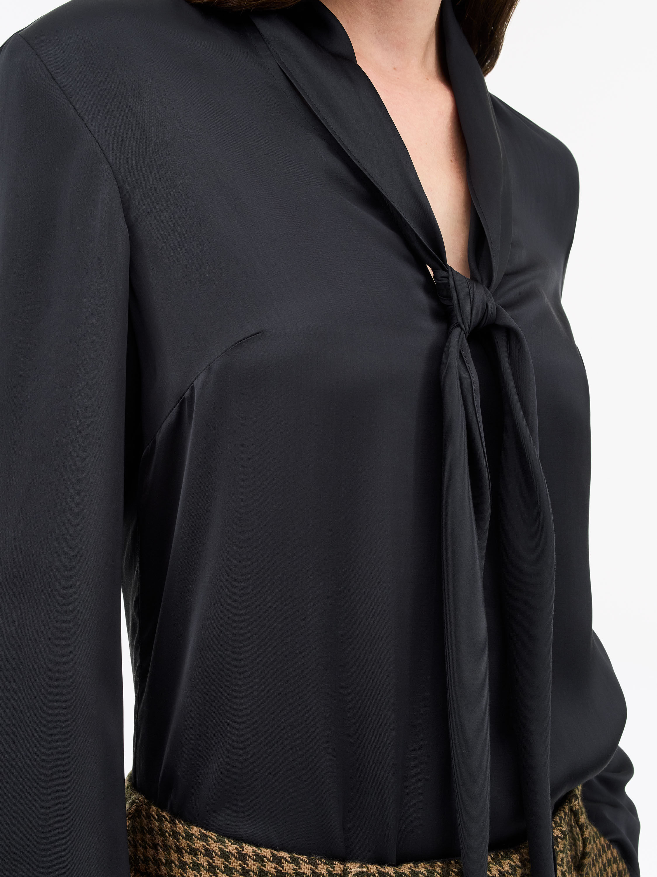 Soren Draped Slim-Fit Blouse - 4