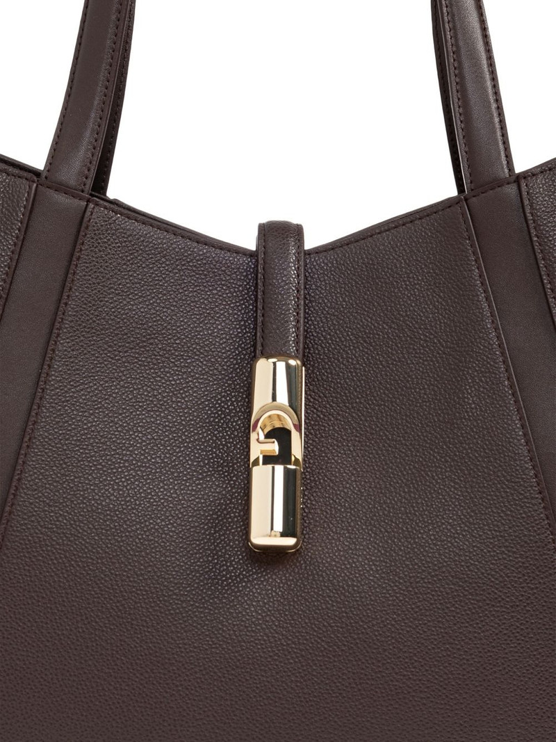 leather clasp tote bag 5