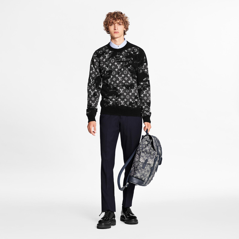 Louis Vuitton Distressed Monogram Crewneck outlook