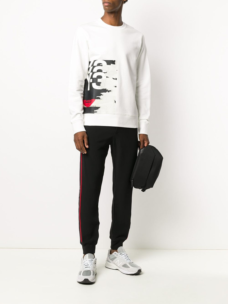 Y-3 graphic-print long-sleeve T-shirt outlook