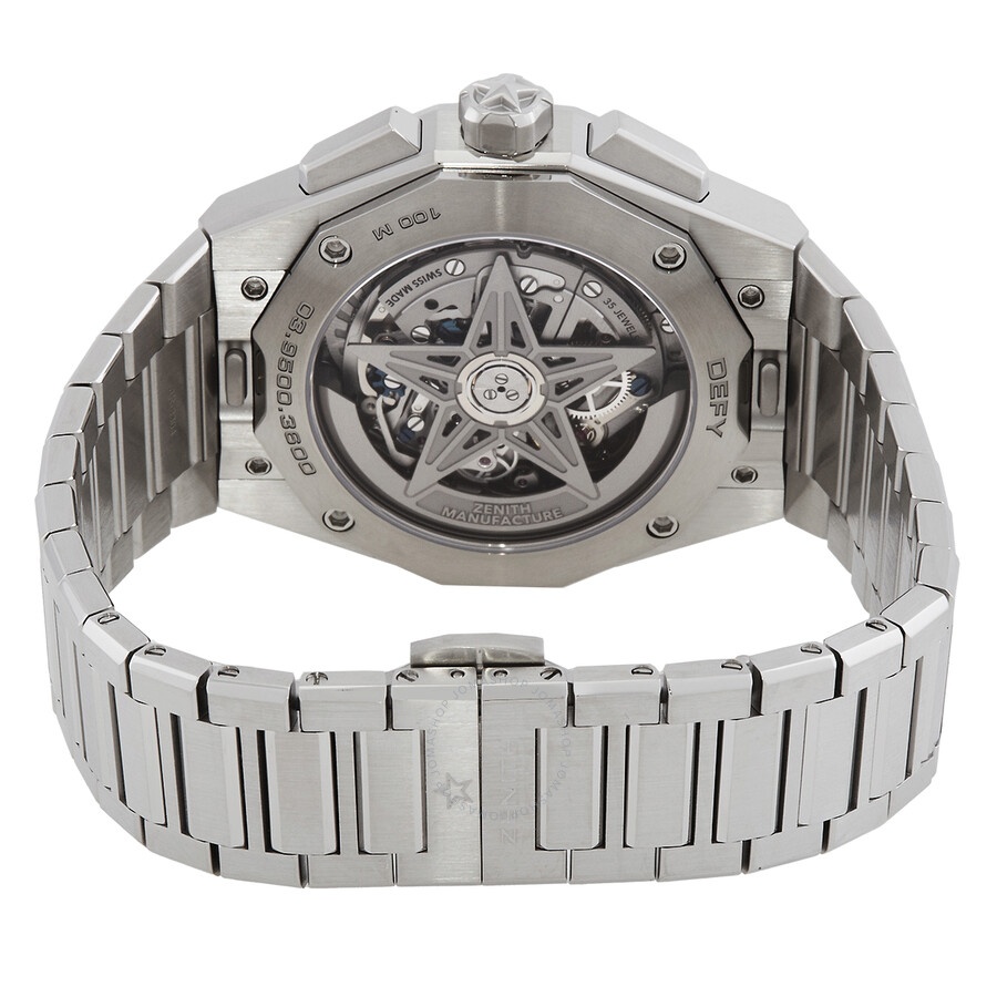 Zenith Defy Chronograph Automatic Chronometer Black Dial Men's Watch 03.9500.3600/21.I001 - 3