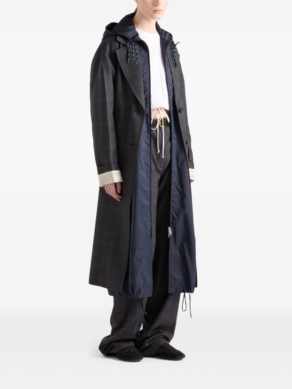 hooded raincoat - 2