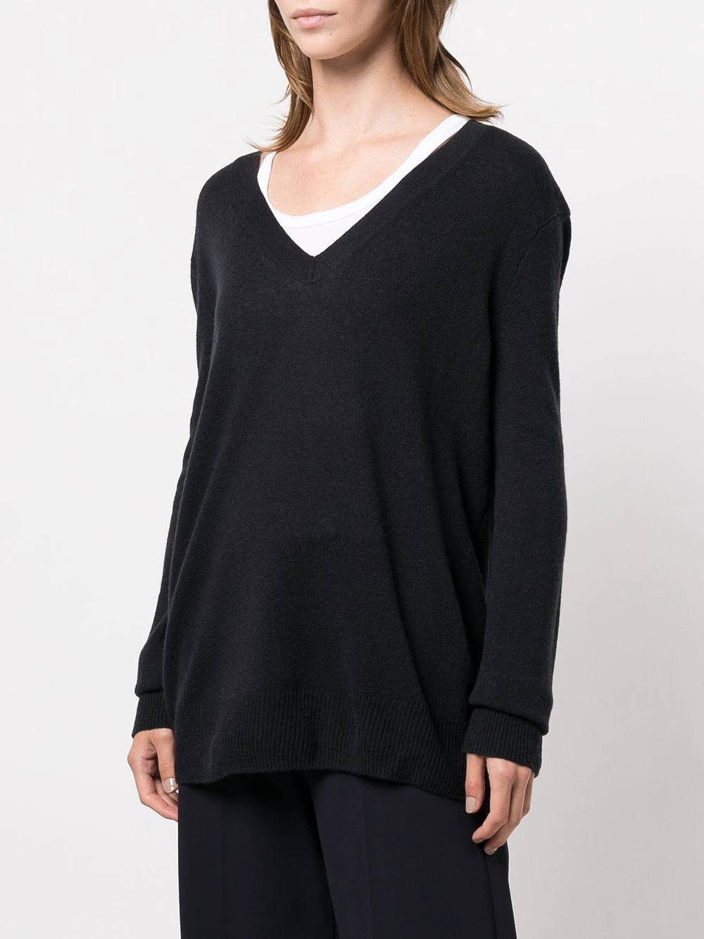 V-neck knitted top - 3