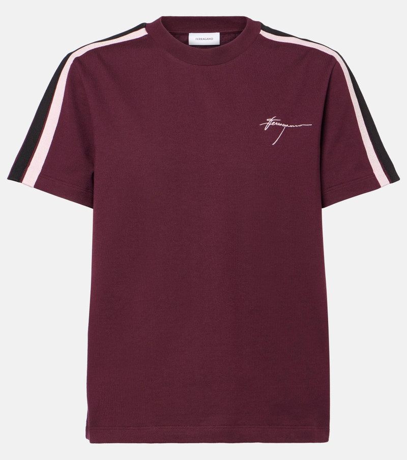 로고 면 jersey 티셔츠 1