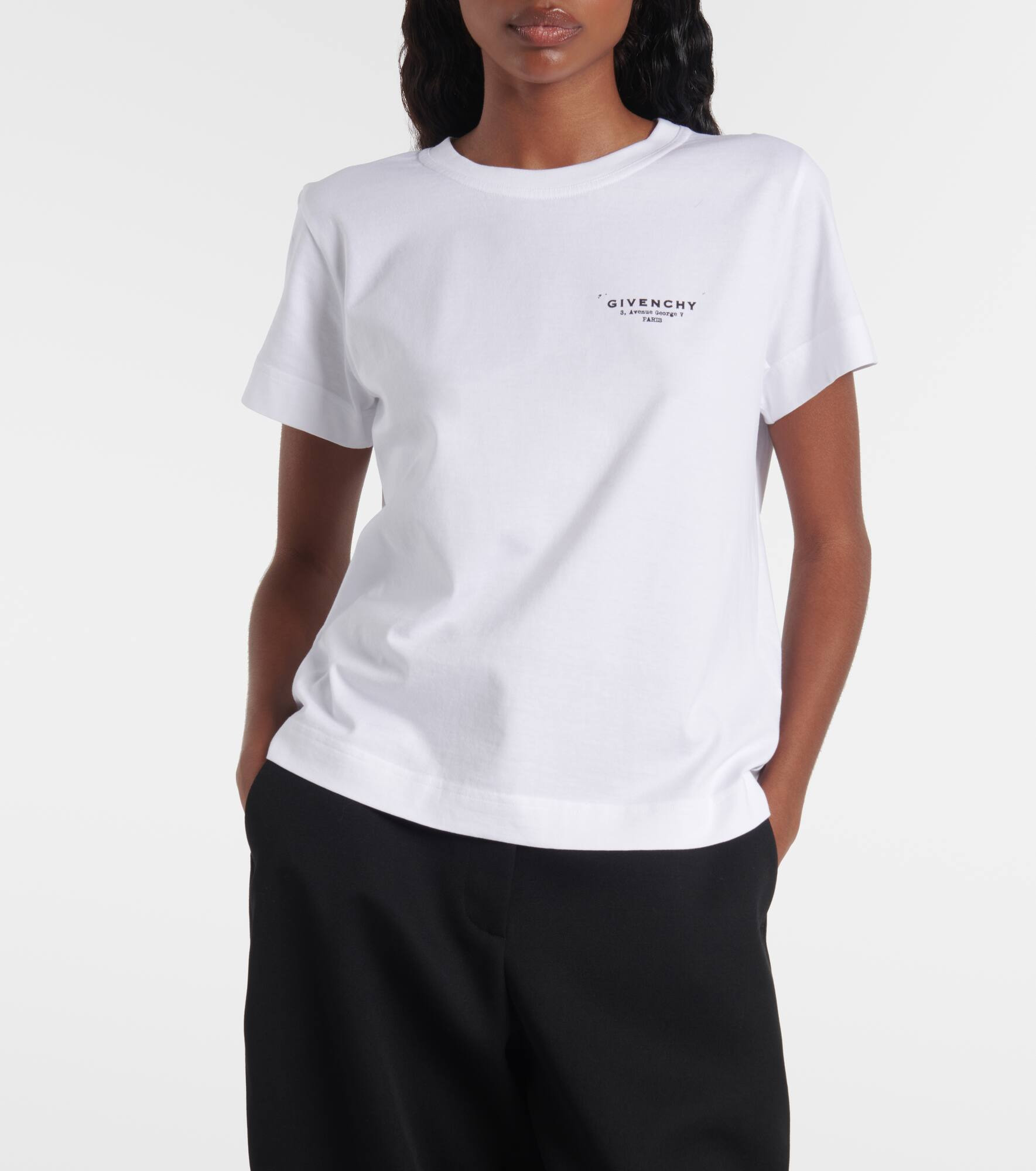Givenchy Stamp logo cotton jersey T-shirt - 6